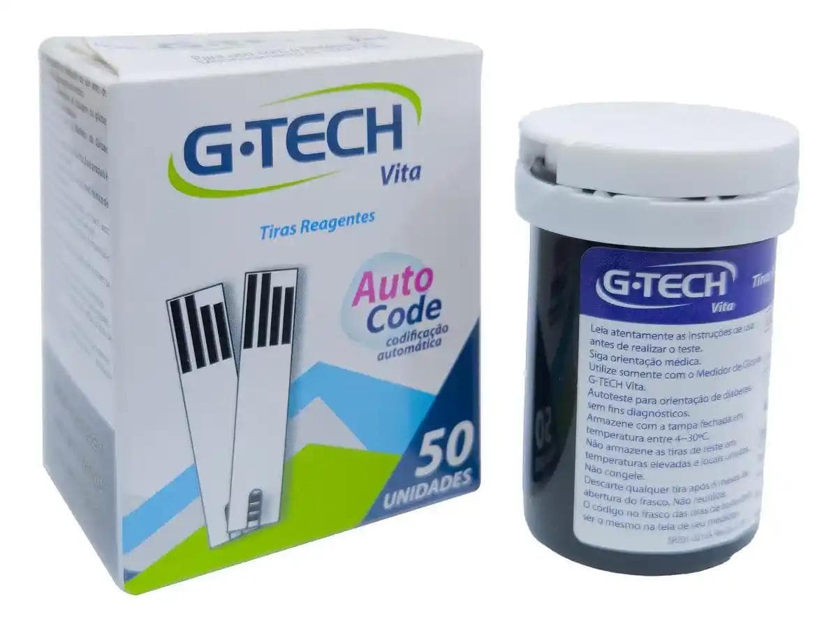 TIRAS DE GLICEMIA G-TECH VITA 1 C/50
