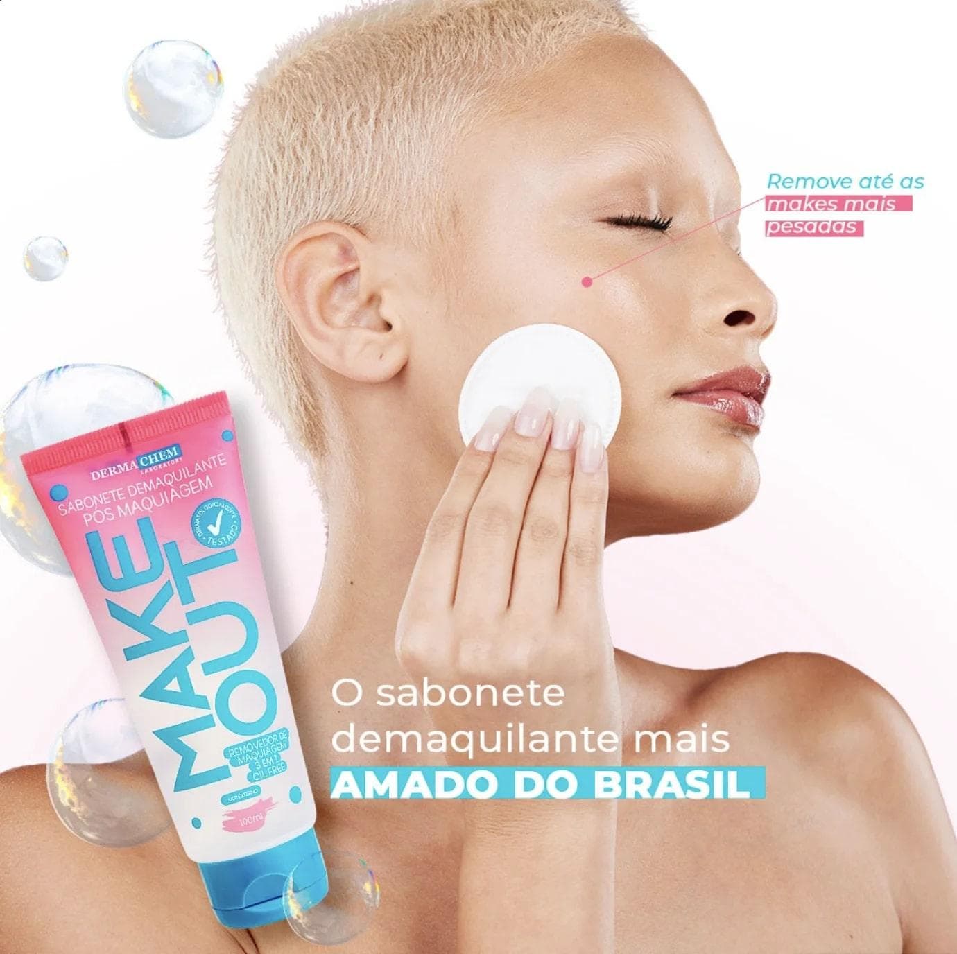 SABONETE DEMAQUILANTE MAKE OUT 100ML