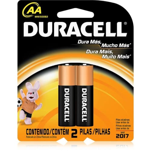 PILHA DURACELL ALCALINA AA C/2