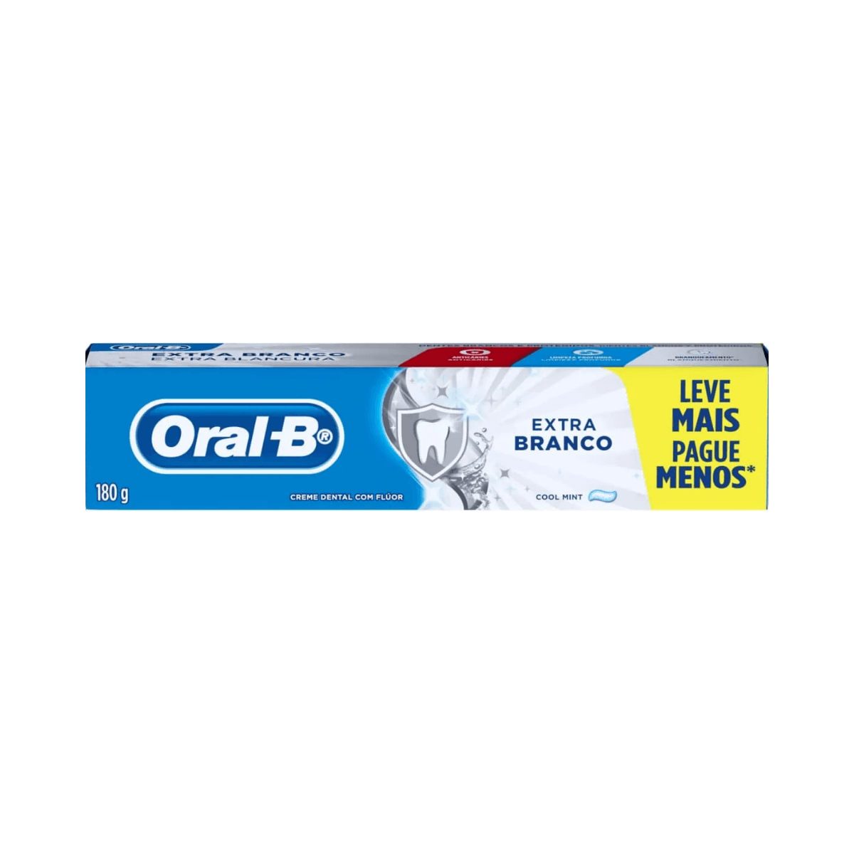 CR DENTAL ORAL-B EXTRA BRANCO LEVE MAIS PAGUE MENOS 180G
