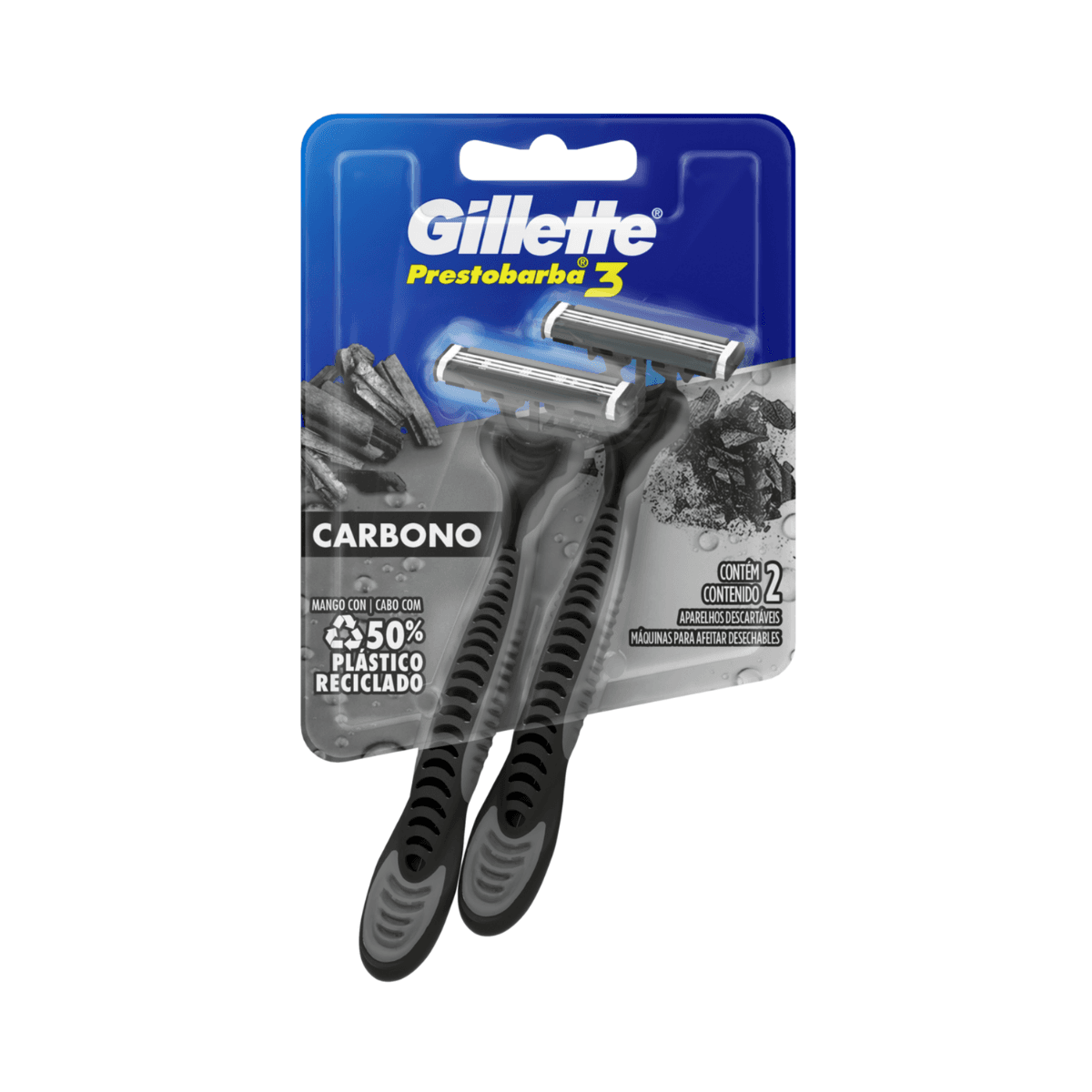 APAR PREST GILLETTE 3 CARBONO 2UN