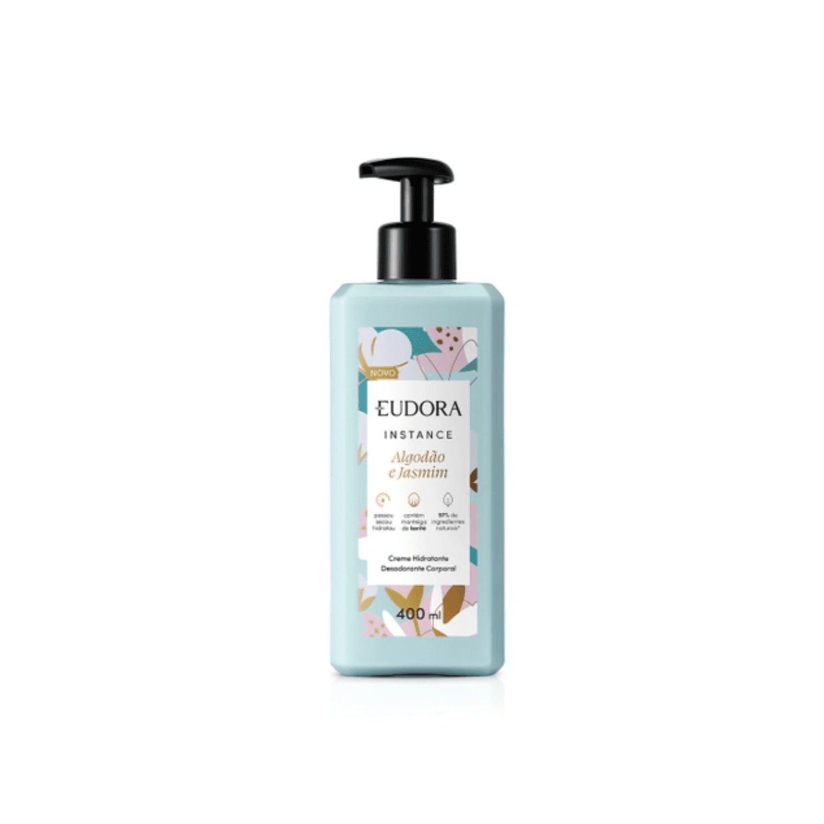 INSTANCE LOCAO DESOD HIDRAT ALGODAO E JASMIM 400ML