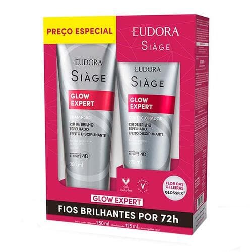 KIT EUDORA SIAGE SHAM/COND GLOW EXPERT 250/125ML