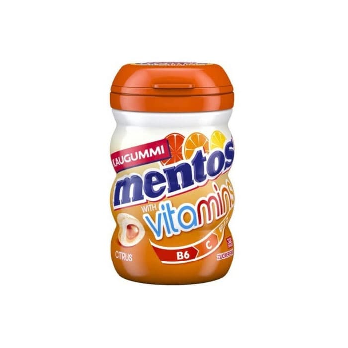 MENTOS GOMA GARRAFA VITAMINS C/24 48G CX/6
