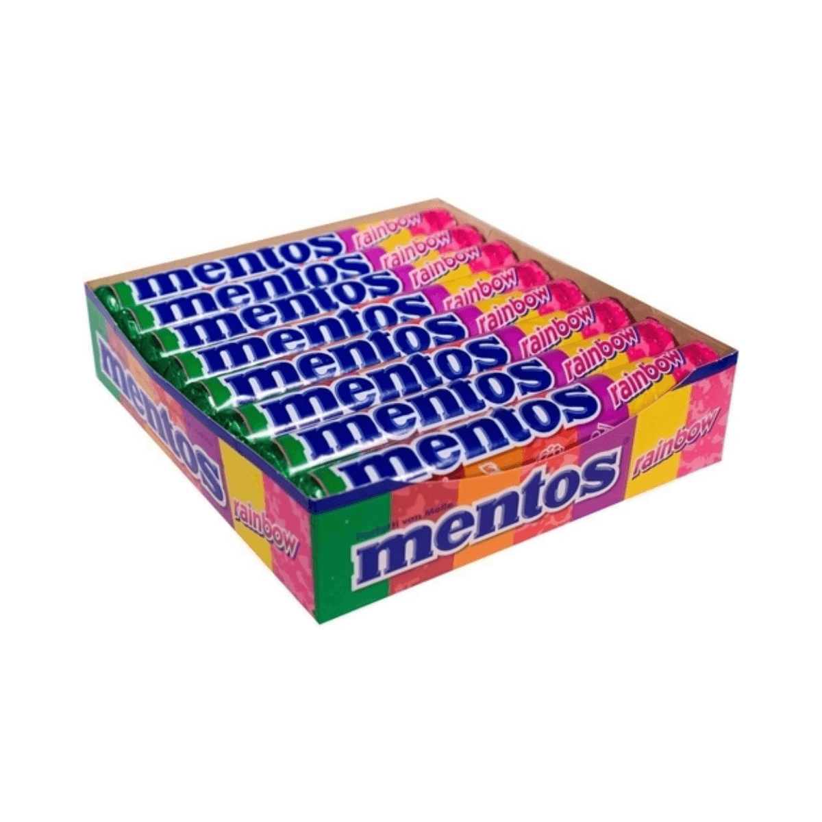MENTOS STICK MASTIGAVEL RAINBOW 37,5G CX/16