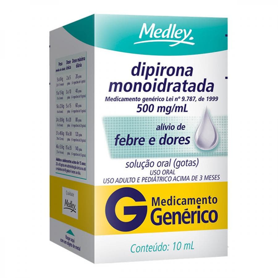 DIPIRONA SODICA 500G 10ML EMS