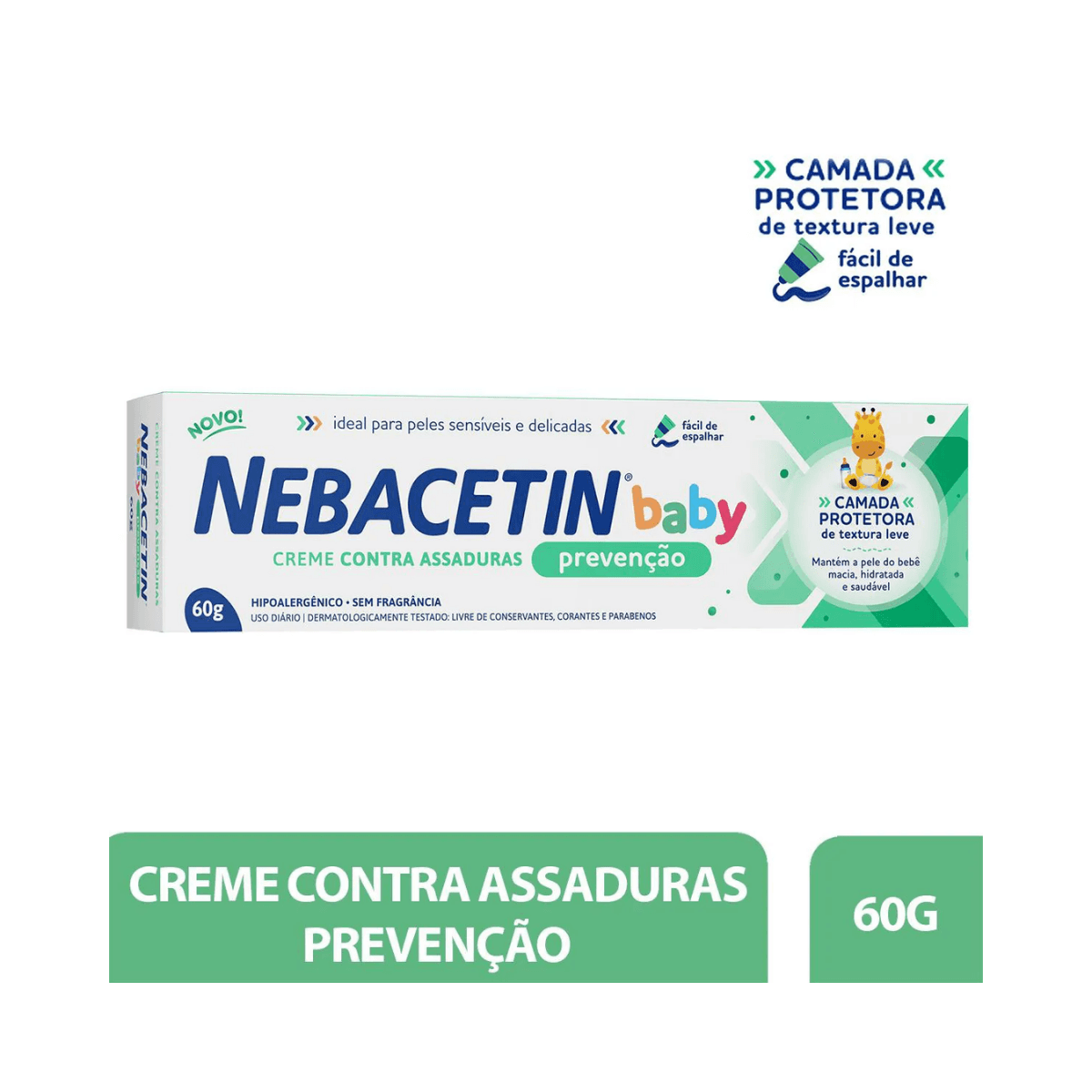 NEBACETIN BABY CREME PREVENT 60G