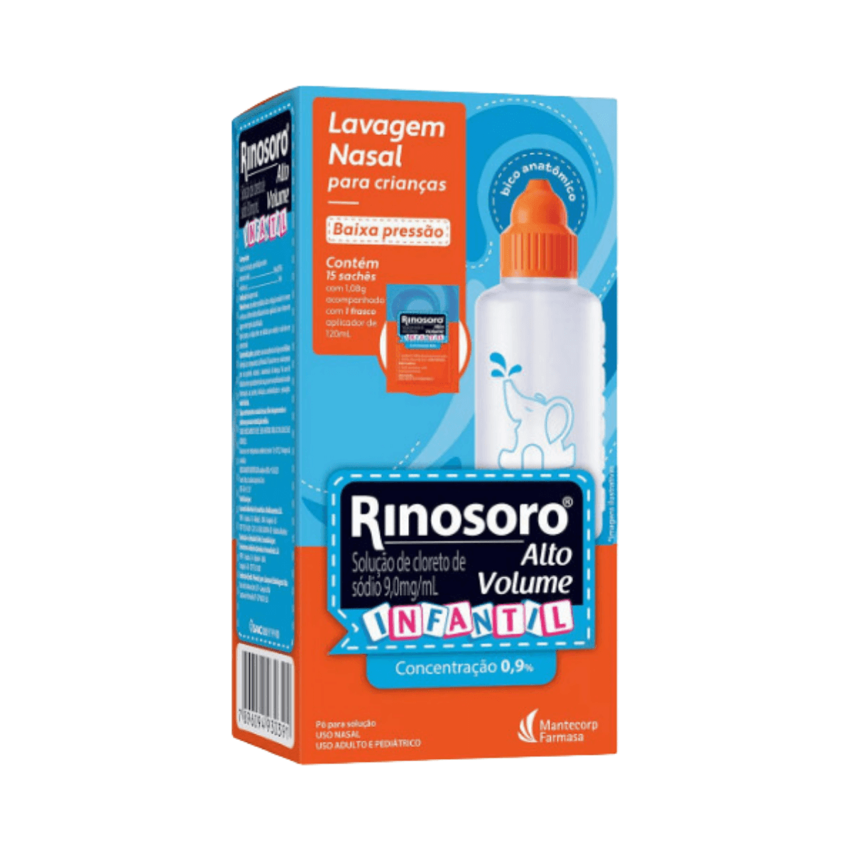 RINOSORO AV 15 SACHES + FRASCO 120ML
