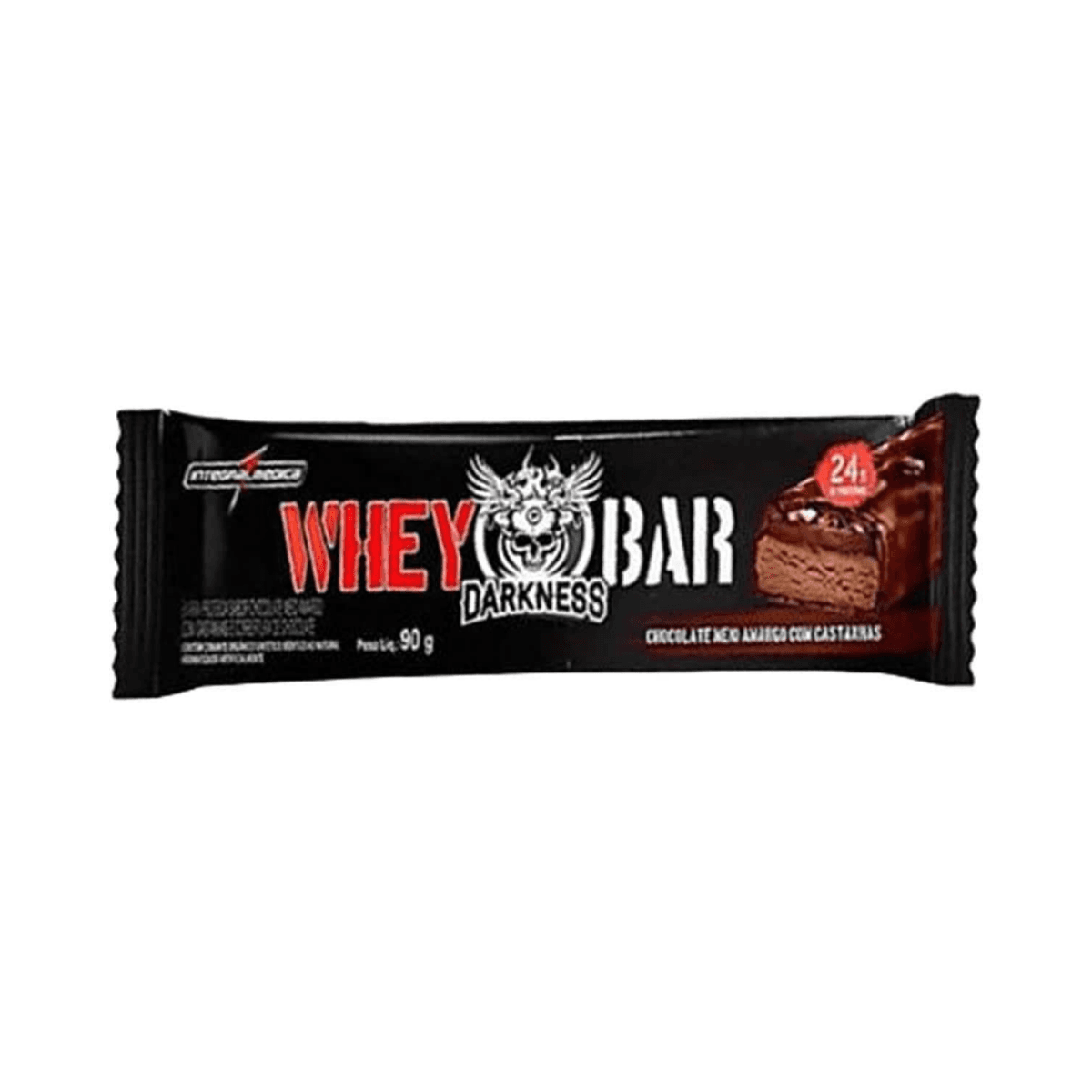 DARK BAR CHOC AMARGO C/CASTANHA 90G CX C/8