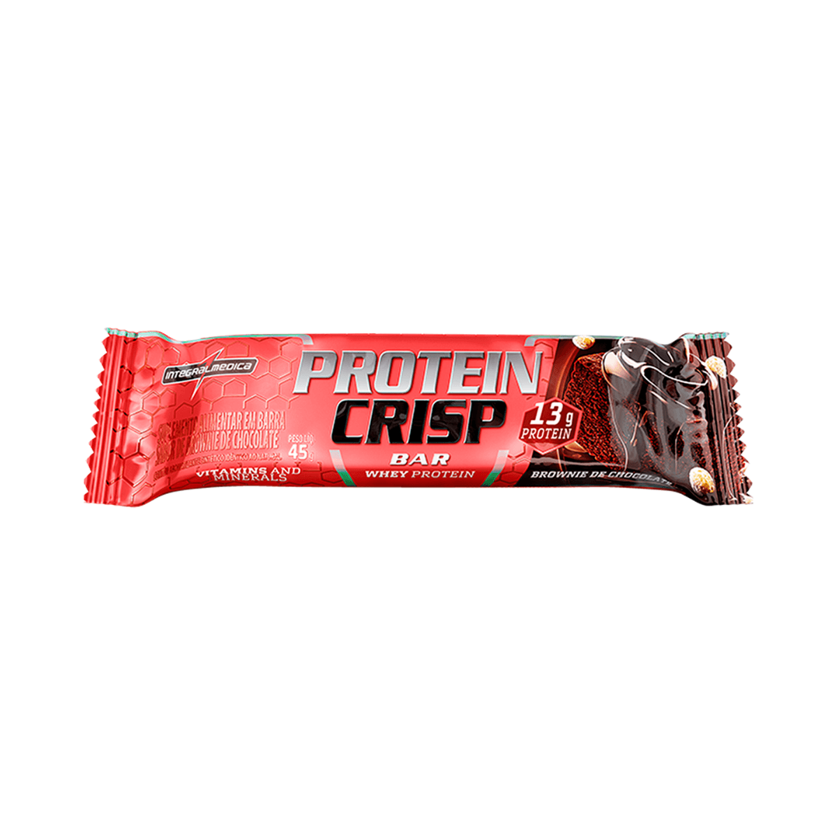 PROTEIN CRISP BAR BROWNIE 45G
