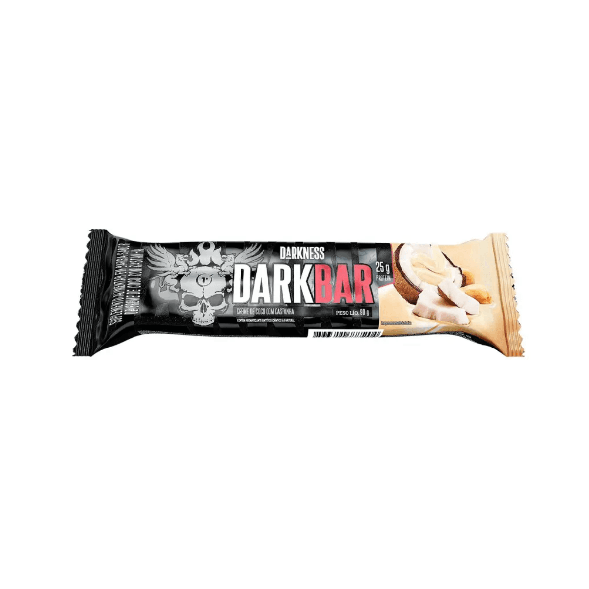DARK BAR CREME DE COCO COM CASTANHA 90G