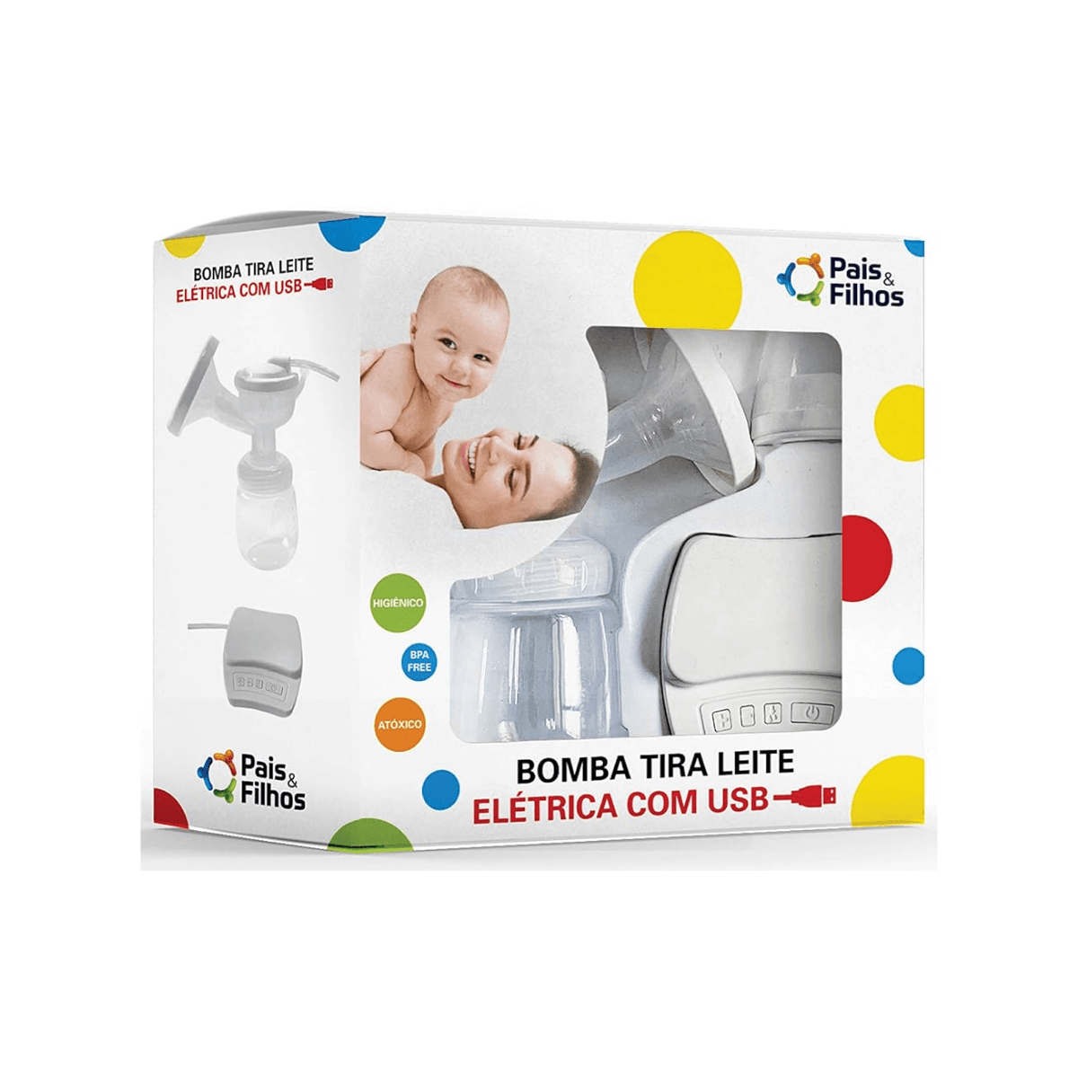 BOMBINHA P&F TIRA LEITE ELETRICA USB