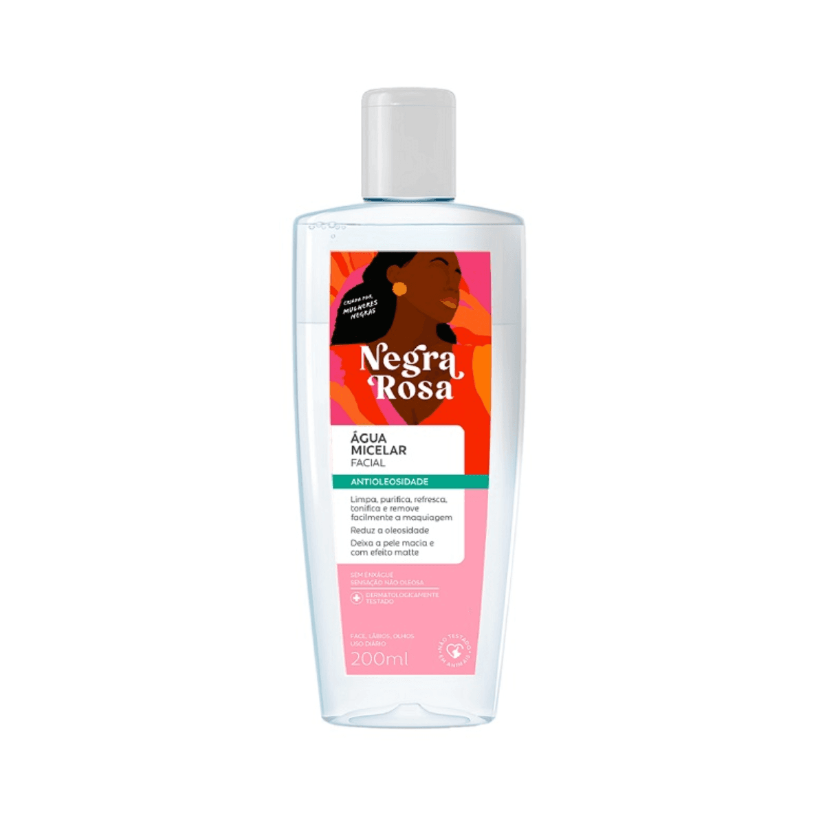 AGUA MICELAR NEGRA ROSA 200ML
