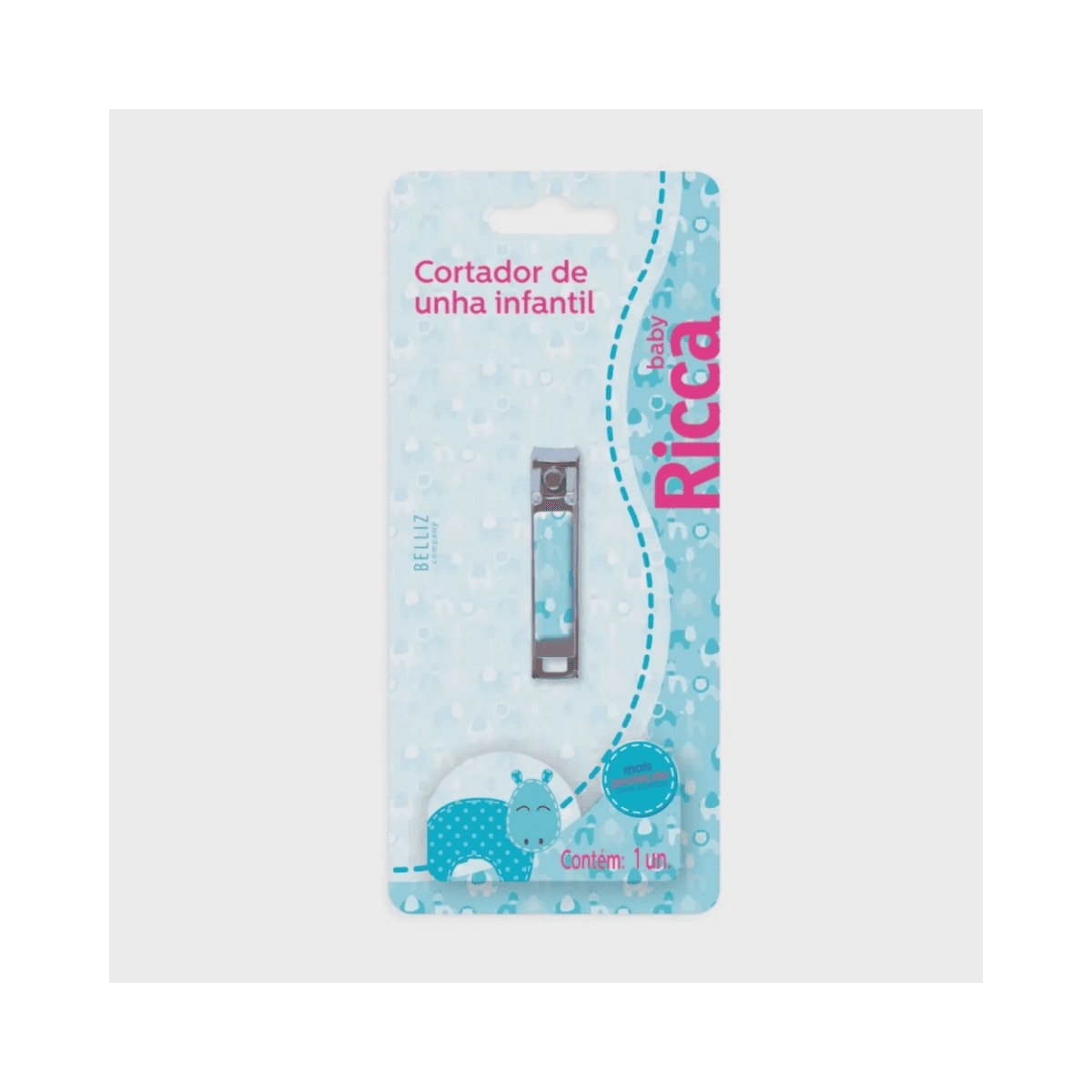 CORTADOR DE UNHAS RICA BABY AZUL