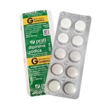 DIPIRONA 500MG 10''S PRATI CX/50