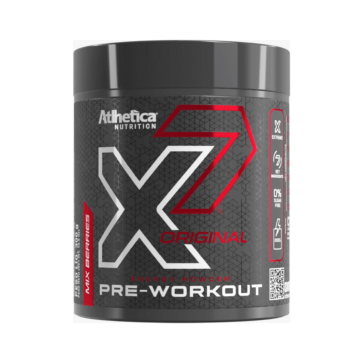 X7 PREWORKOUT FRUTAS VERMELHAS 300G