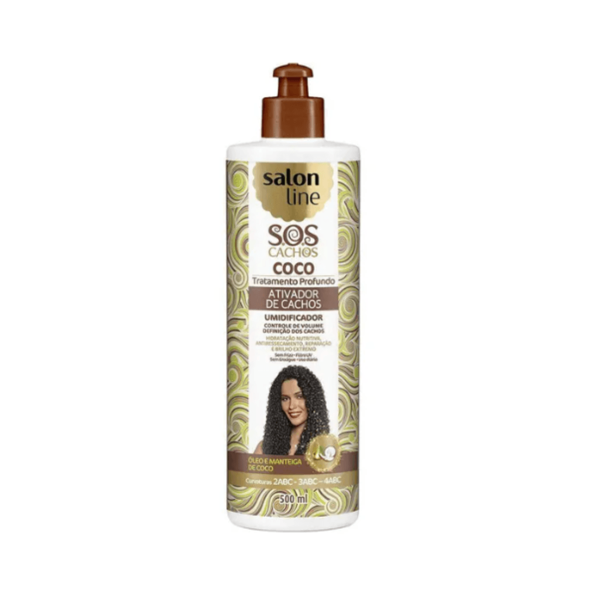ATIVADOR CACHOS SALON LINE SOS COCO 500ML