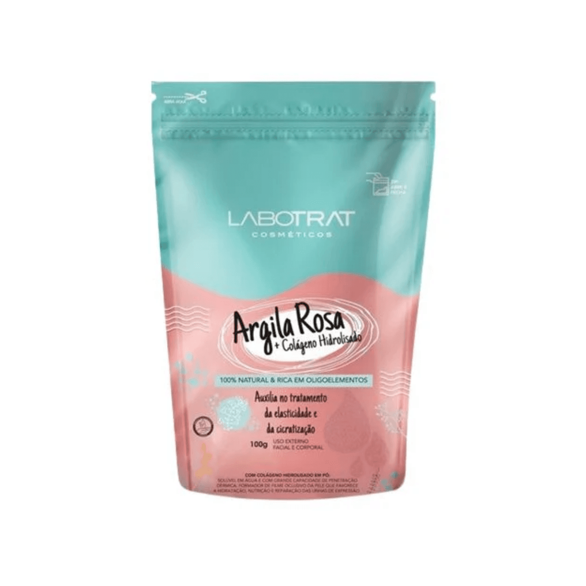 ARGILA ROSA C/ COLAGENO LABOTRAT 100G