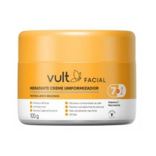 VULT POTINHO HIDRATANTE CREME FACIAL UNIFORMIZADOR 100G