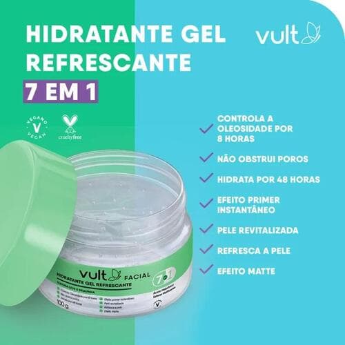 VULT POTINHO HIDRATANTE FACIAL GEL REFRESCANTE 100G