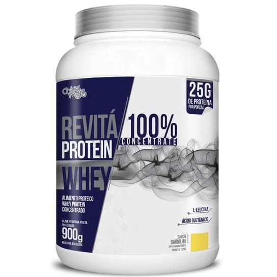 POTE 100% WHEY MAX TITANIUM BAUNILHA 900G