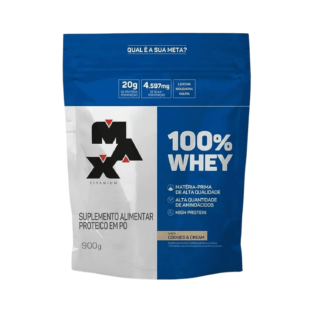 100% WHEY REFIL MAX TITANIUM COOKIES 900G