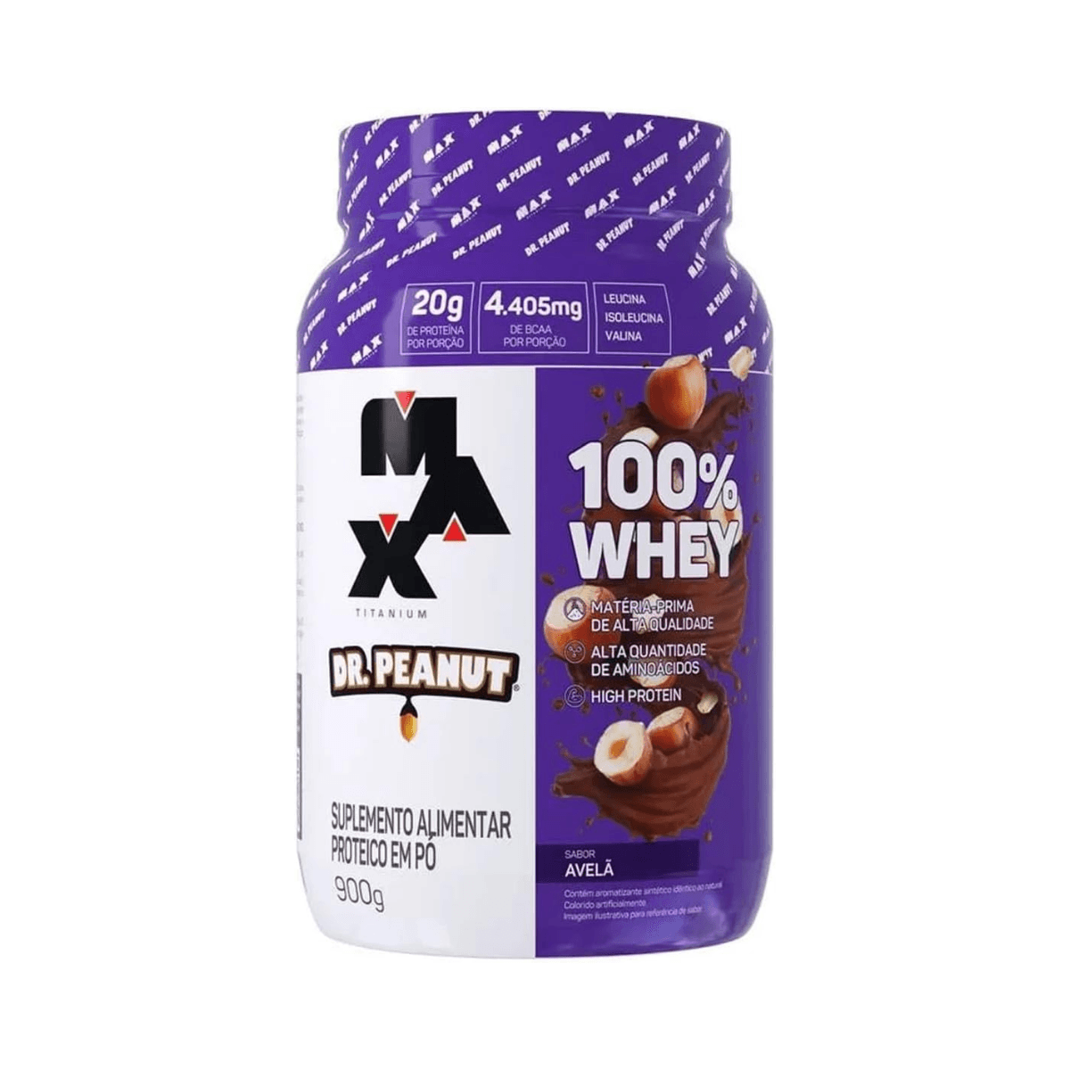 POTE WHEY 100% PURE DR PEANUT AVELA 900G