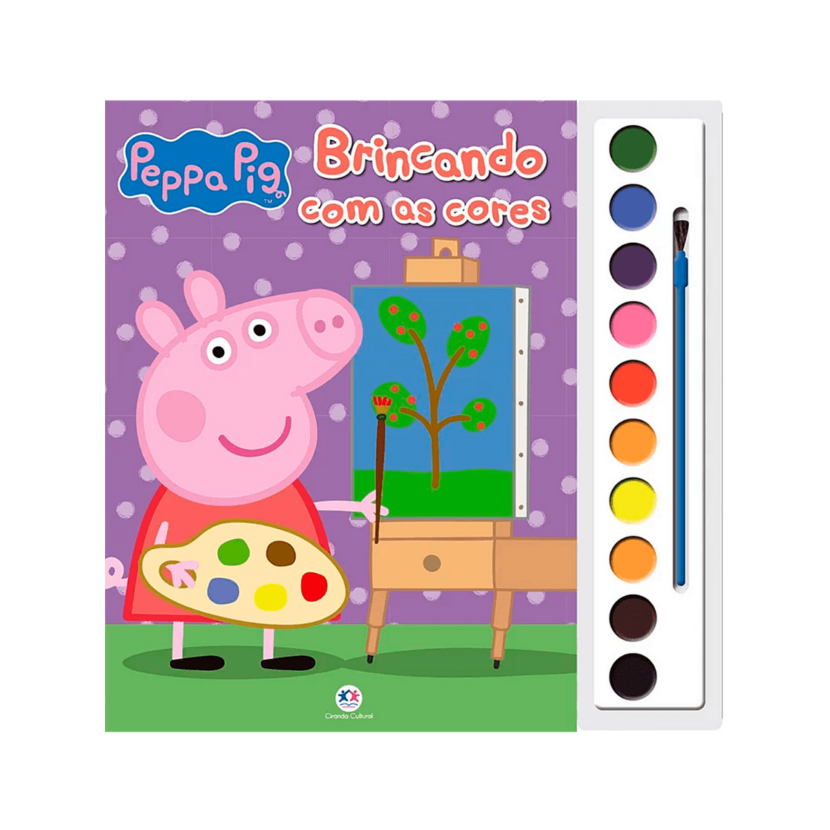 CIRANDA LIVRO AQUARELA PEPPA PIG